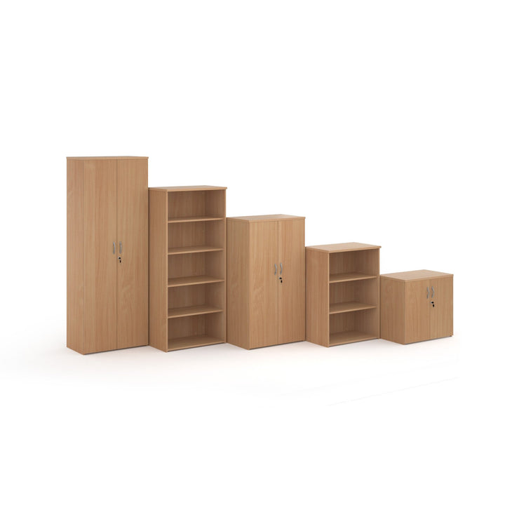 Universal Office Bookcases – 740mm to 2140mm High Storage Units with 1–5 Shelves – Multiple Colours Available