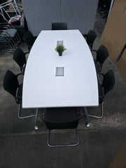 8xCantilever Frame Stacking Chair And Meeting Table ,Power Outputs-Can Deliver