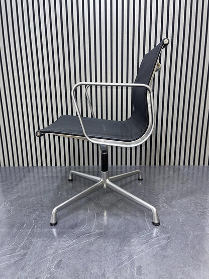 Genuine icf By Charles Eames Black Mesh Swivel Chair