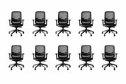 Orangebox Do Refurbished Ergonomic Office Chair – Black Faux Leather – UK Delivery & Bradford Collection
