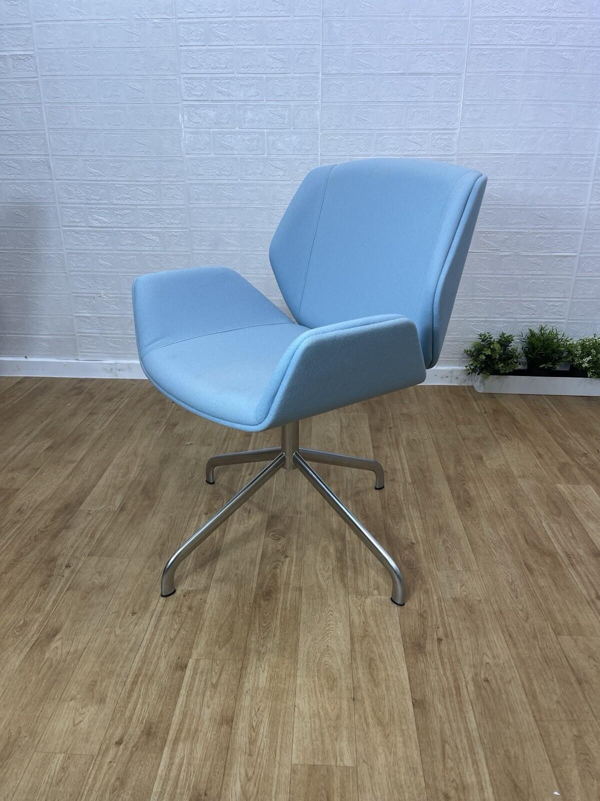 Boss Design Kruze Purple Swivel Tub Chair / Reception / Lounge - UK DELIVERY