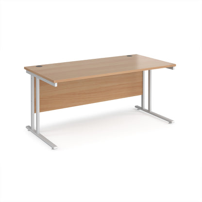 Maestro 25 cantilever 800mm deep desk - MC16WHB