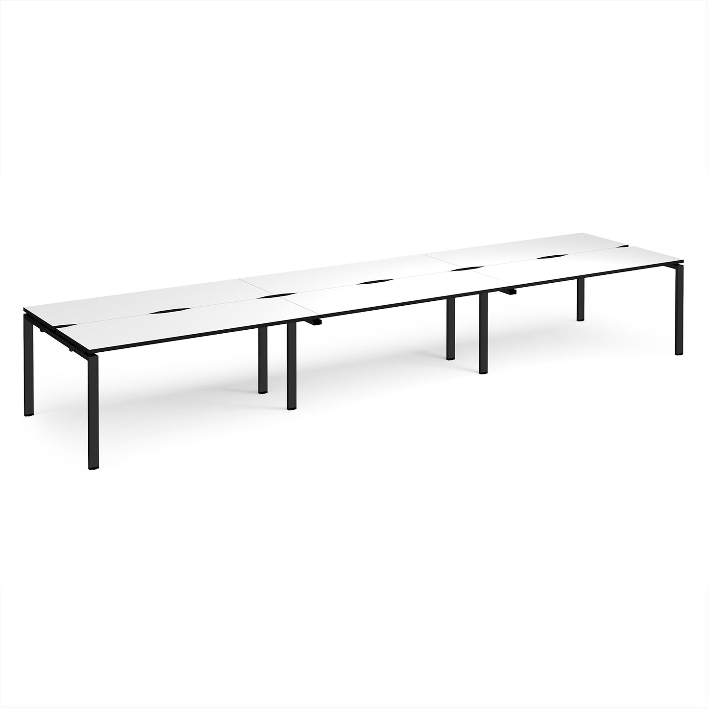 Adapt triple back to back desks 1200mm deep - E4812-K-WK