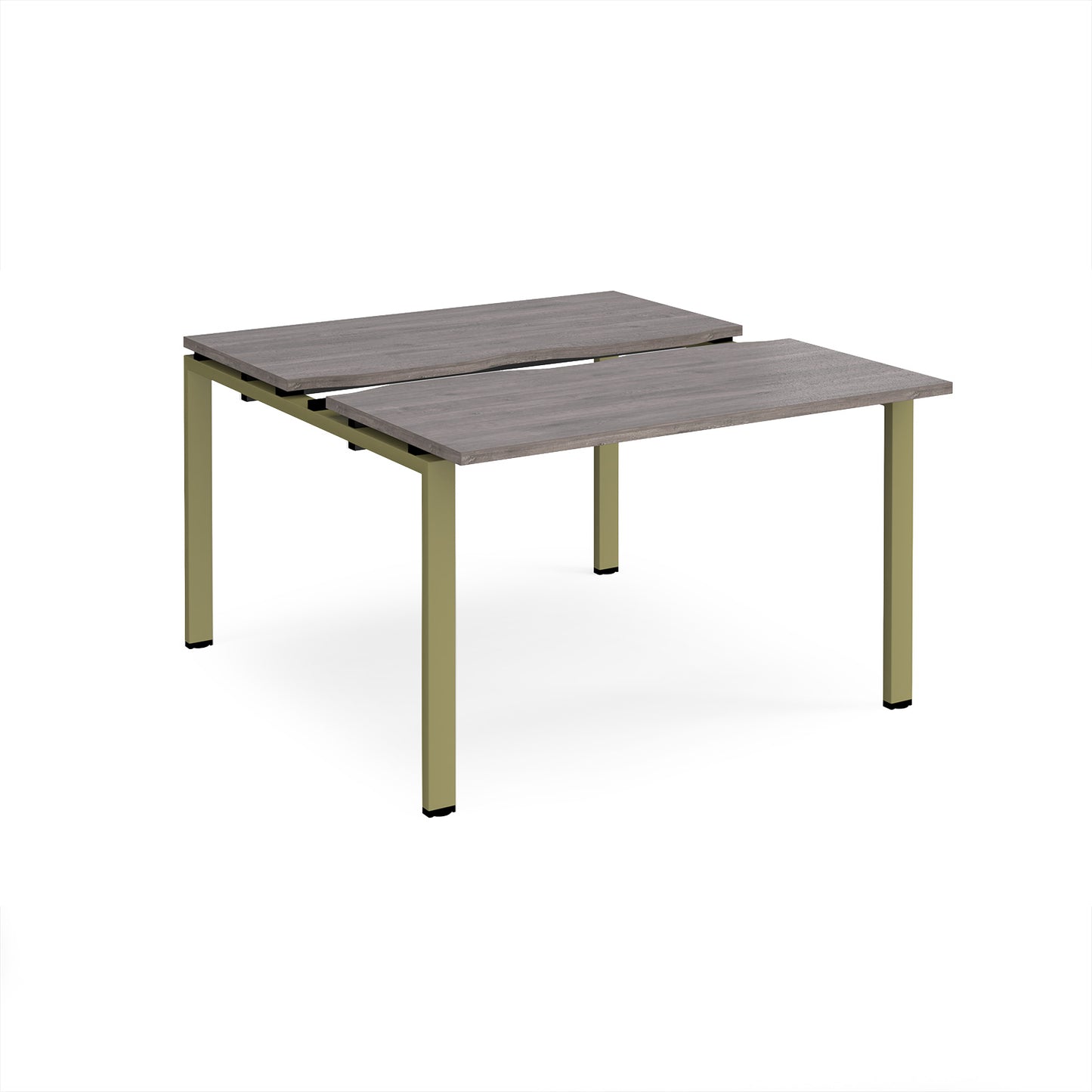 Adapt sliding top B2B desks 1200mm deep - STE1212-GN-GO