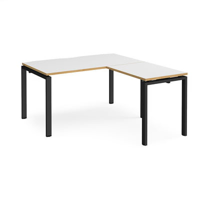 Adapt straight desk with return - ER1488-K-WO