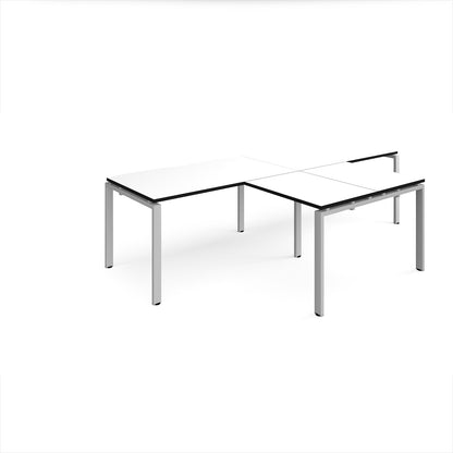 Adapt double desk with returns - ER2888-S-WK