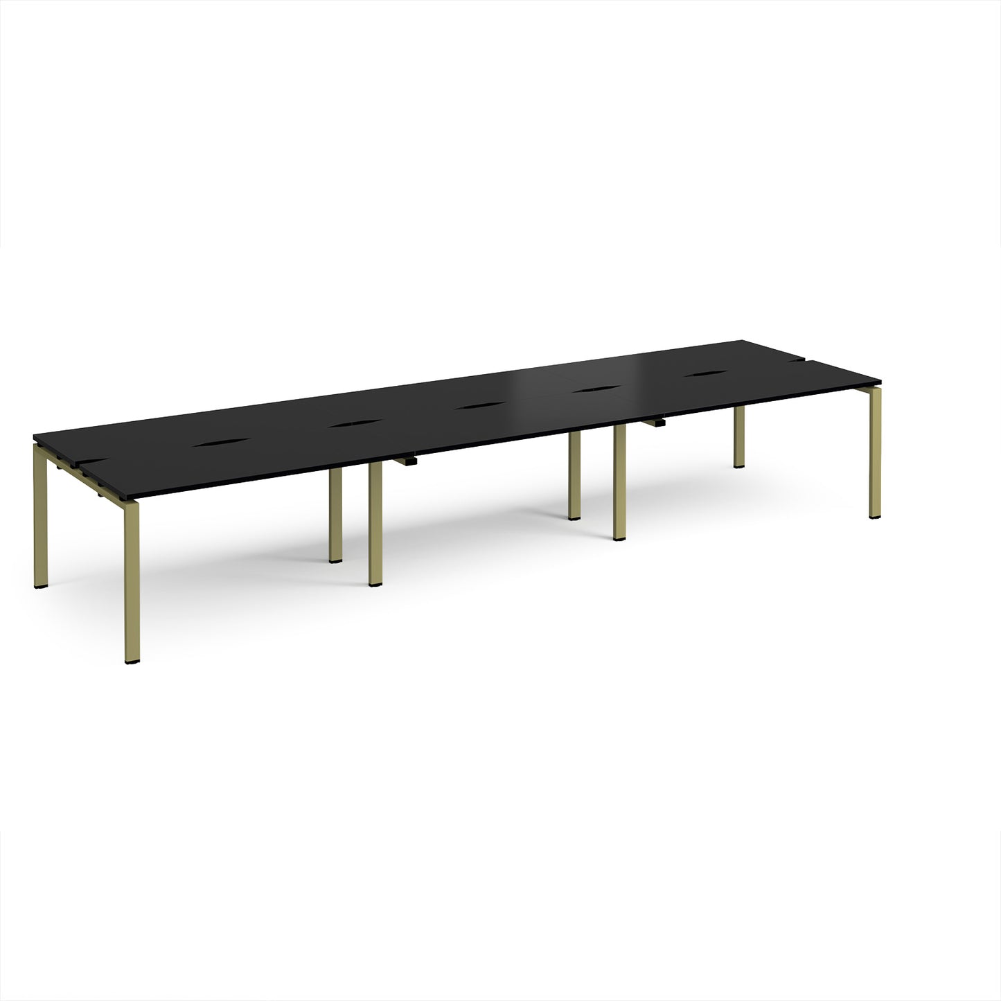 Adapt triple back to back desks 1200mm deep - E4212-GN-BK