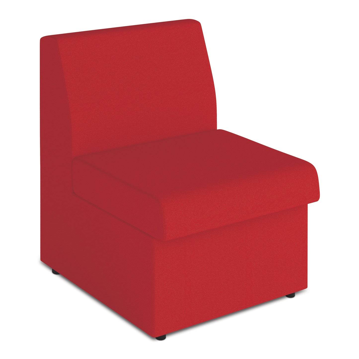 Contemporary Modular Fabric Low Back Sofa