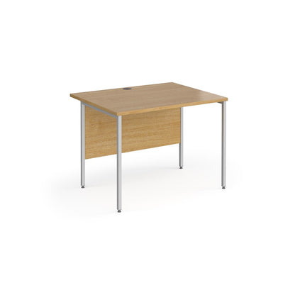 H-Frame straight desk 80cm deep