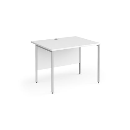 H-Frame straight desk 80cm deep