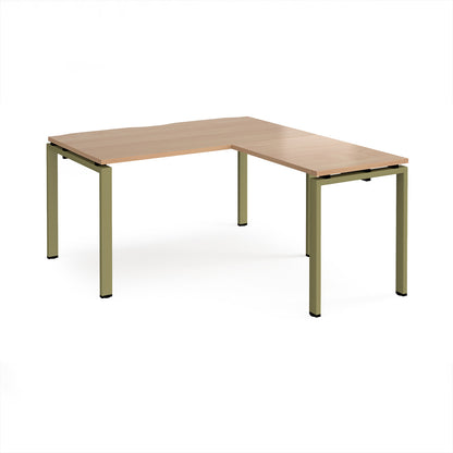 Adapt straight desk with return - ER1488-GN-B