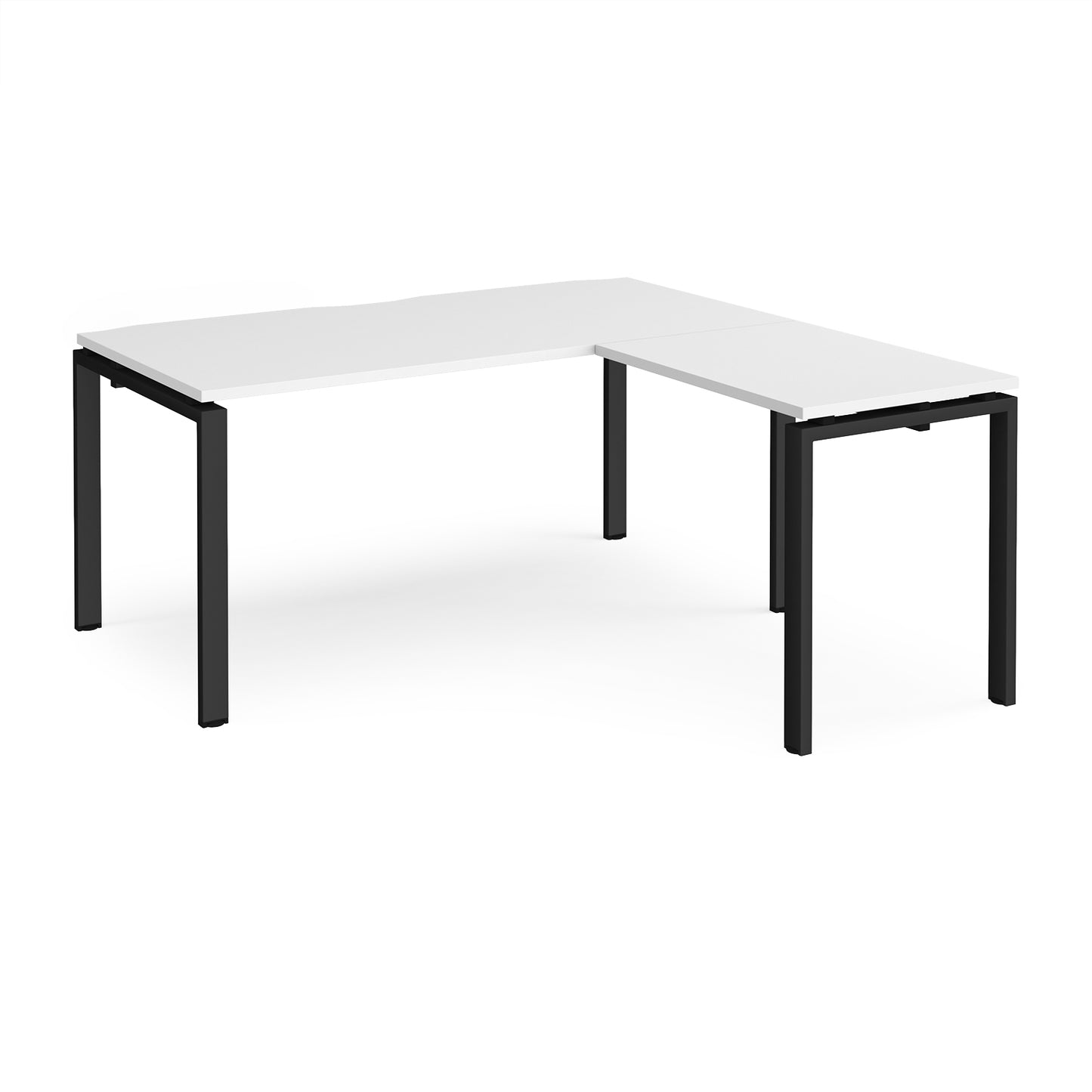 Adapt straight desk with return - ER1688-K-WH