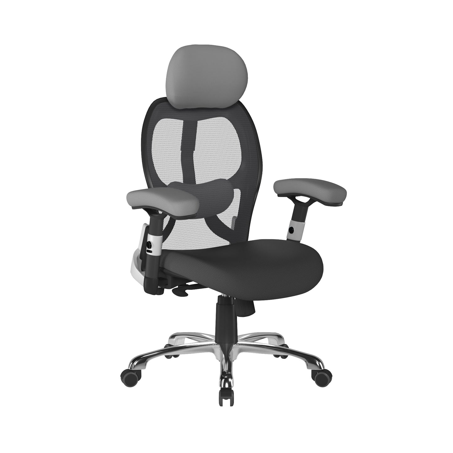 Ergonomic Luxury High Back Executive Mesh Chair with Chrome Base Certified for 24 Hour Use