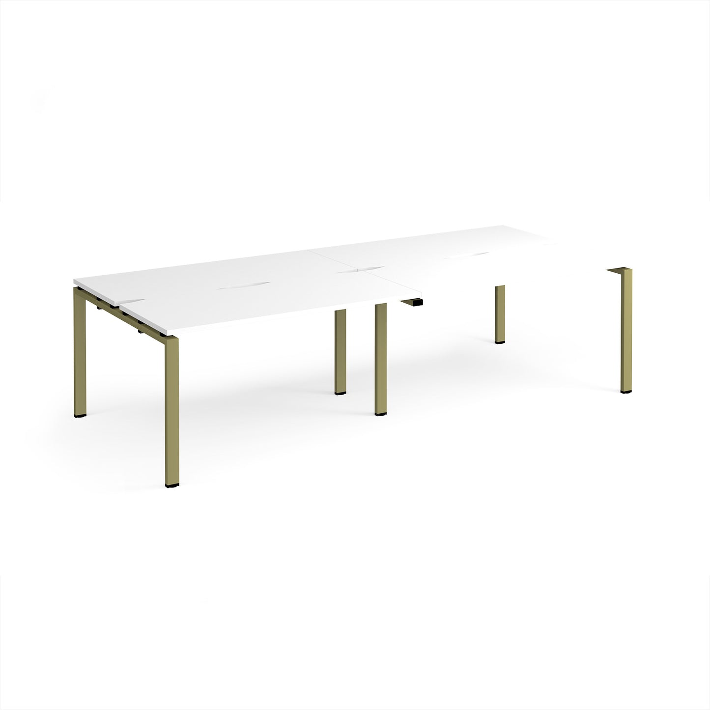 Adapt double back to back desks 1200mm deep - E2812-GN-WH