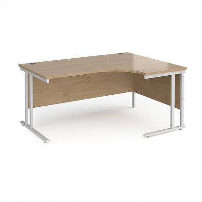 Maestro 25 cantilever right hand ergonomic desk - MC16ERWHKO