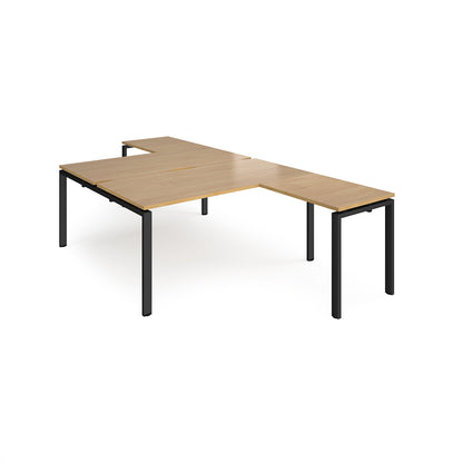 Adapt back to back desk with return - ER16168-K-O