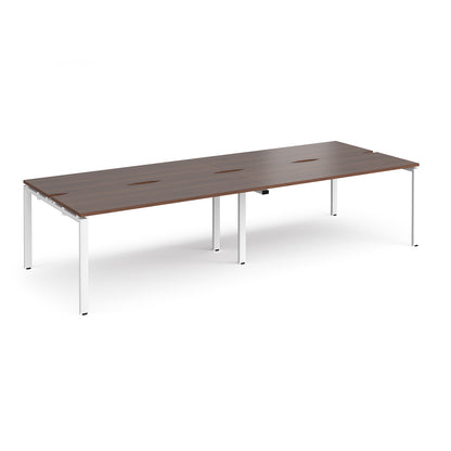 Adapt double back to back desks 1200mm deep - E2812-WH-W