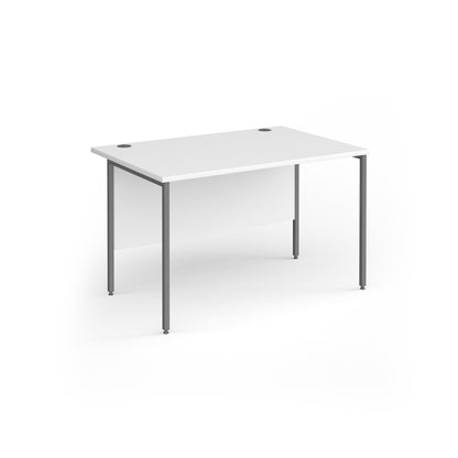 Contract 25 H-Frame straight desk - CH12S-G-WH