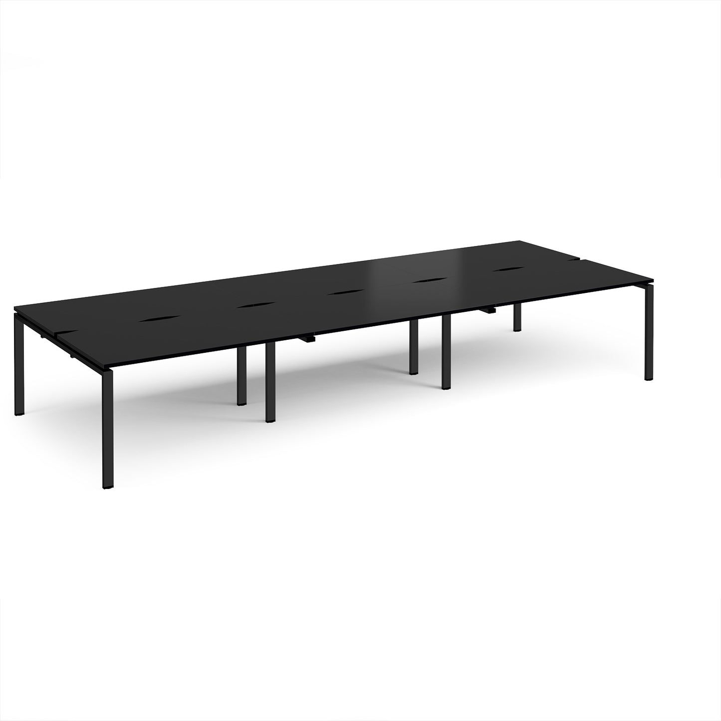 Adapt triple back to back desks 1600mm deep - E4216-K-BK