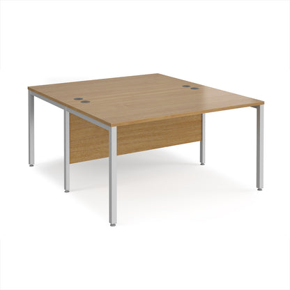 Maestro 25 bench back to back straight desks 1600mm - MB1416BSO