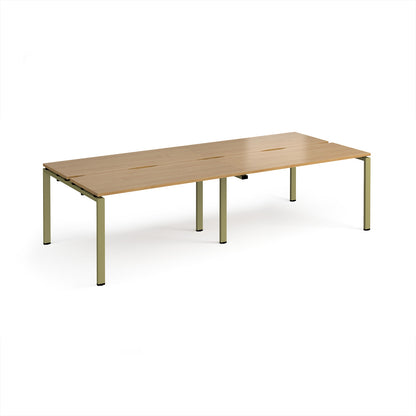 Adapt double back to back desks 1200mm deep - E2812-GN-O