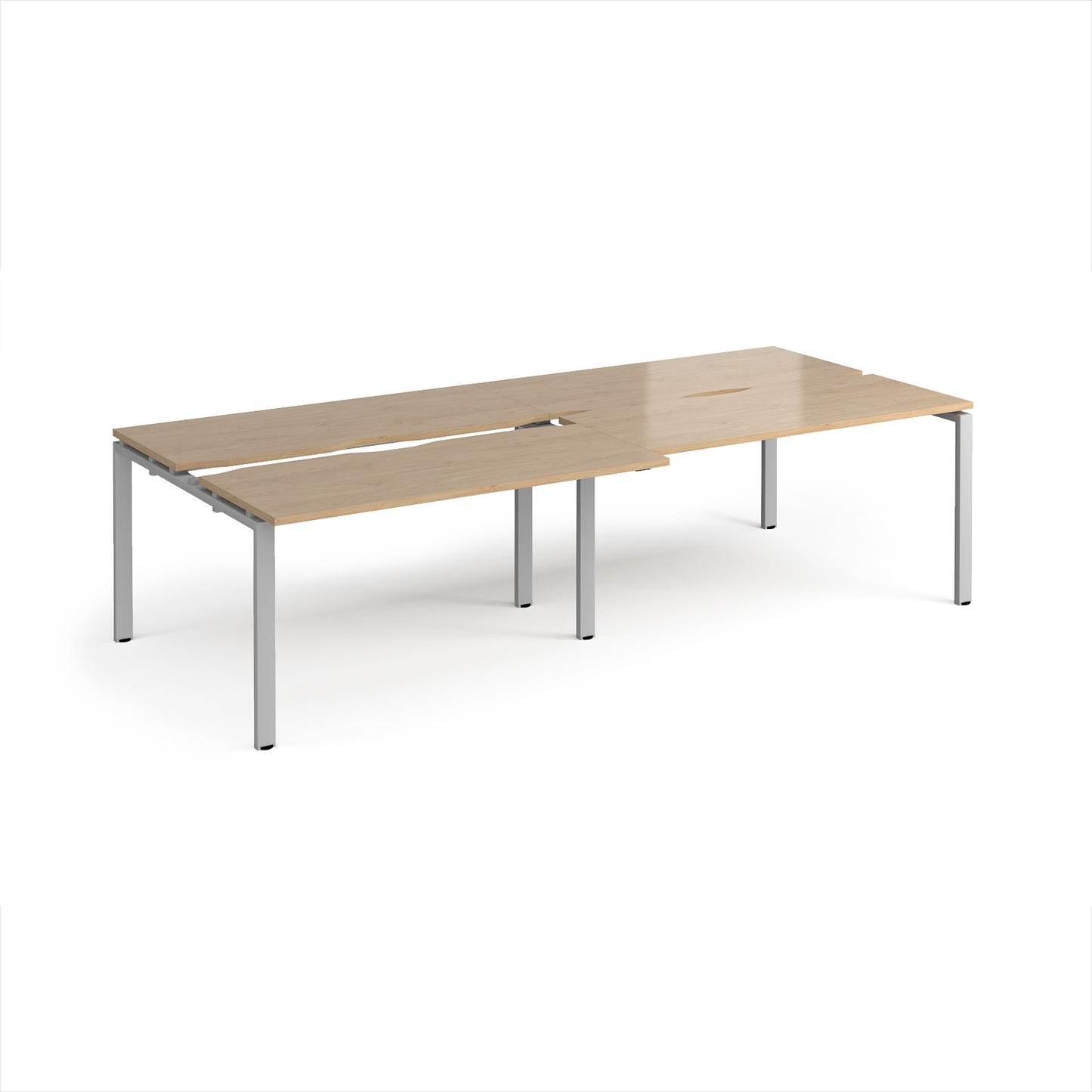 Adapt sliding top double B2B desks 1200mm deep - STE2812-S-KO