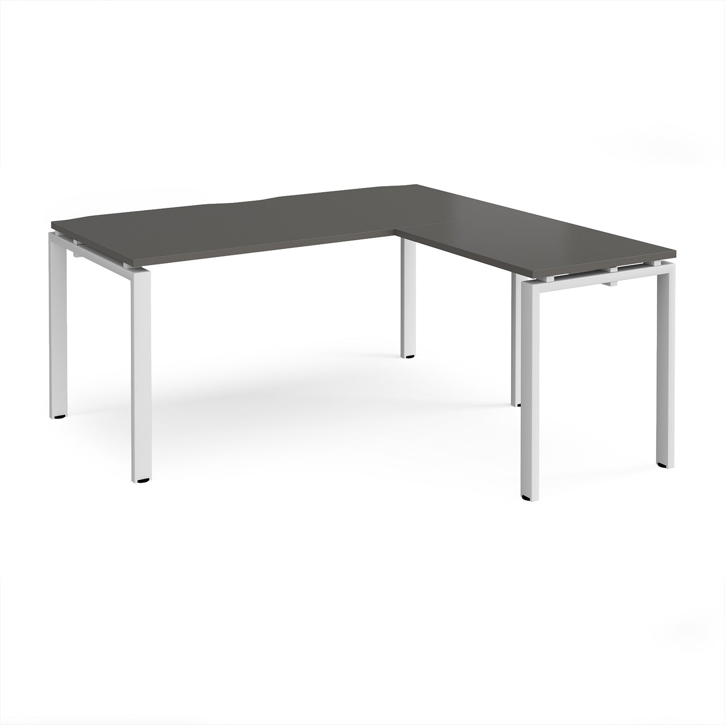 Adapt straight desk with return - ER1688-WH-OG