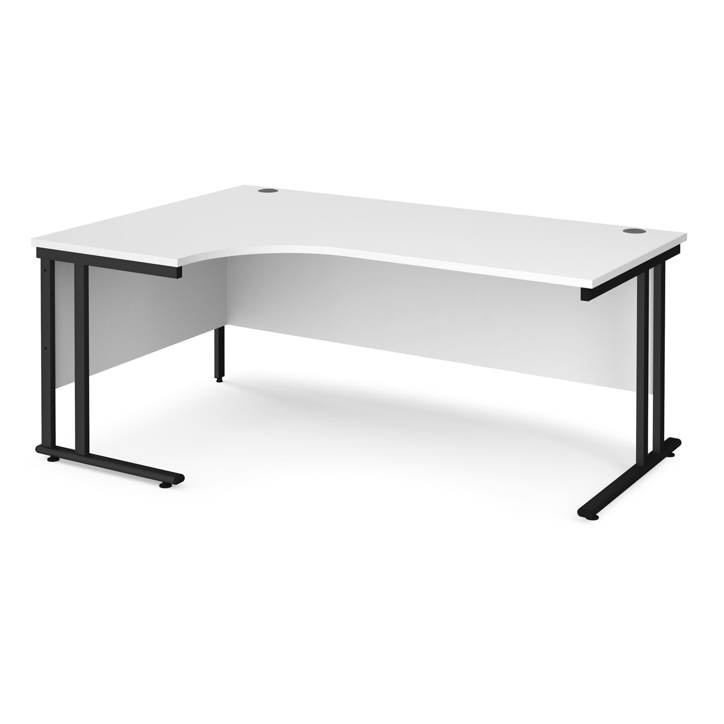 Maestro 25 cantilever left hand ergonomic desk - MC18ELKWH