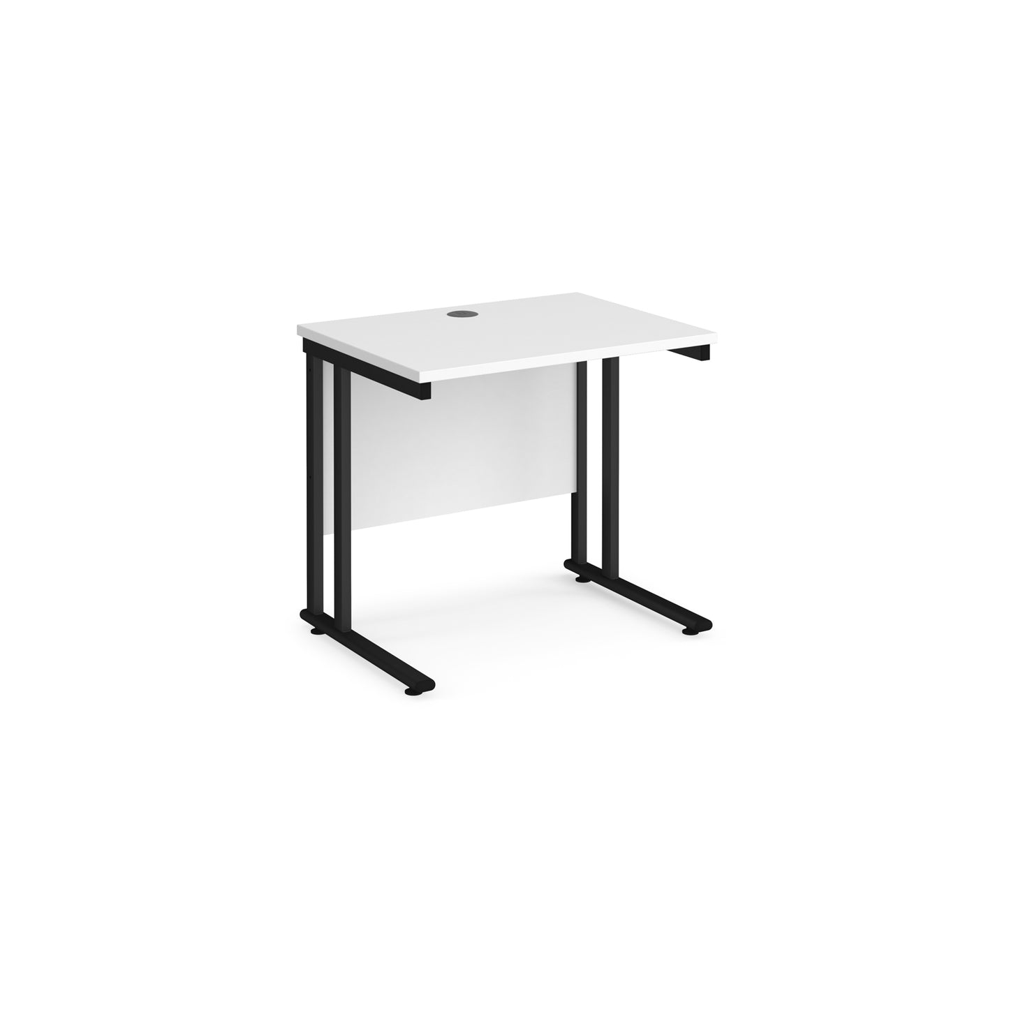 Maestro 25 cantilever 600mm deep desk - MC608KWH
