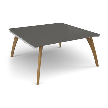 Fuze square boardroom table - FZBT1616-WH-OG