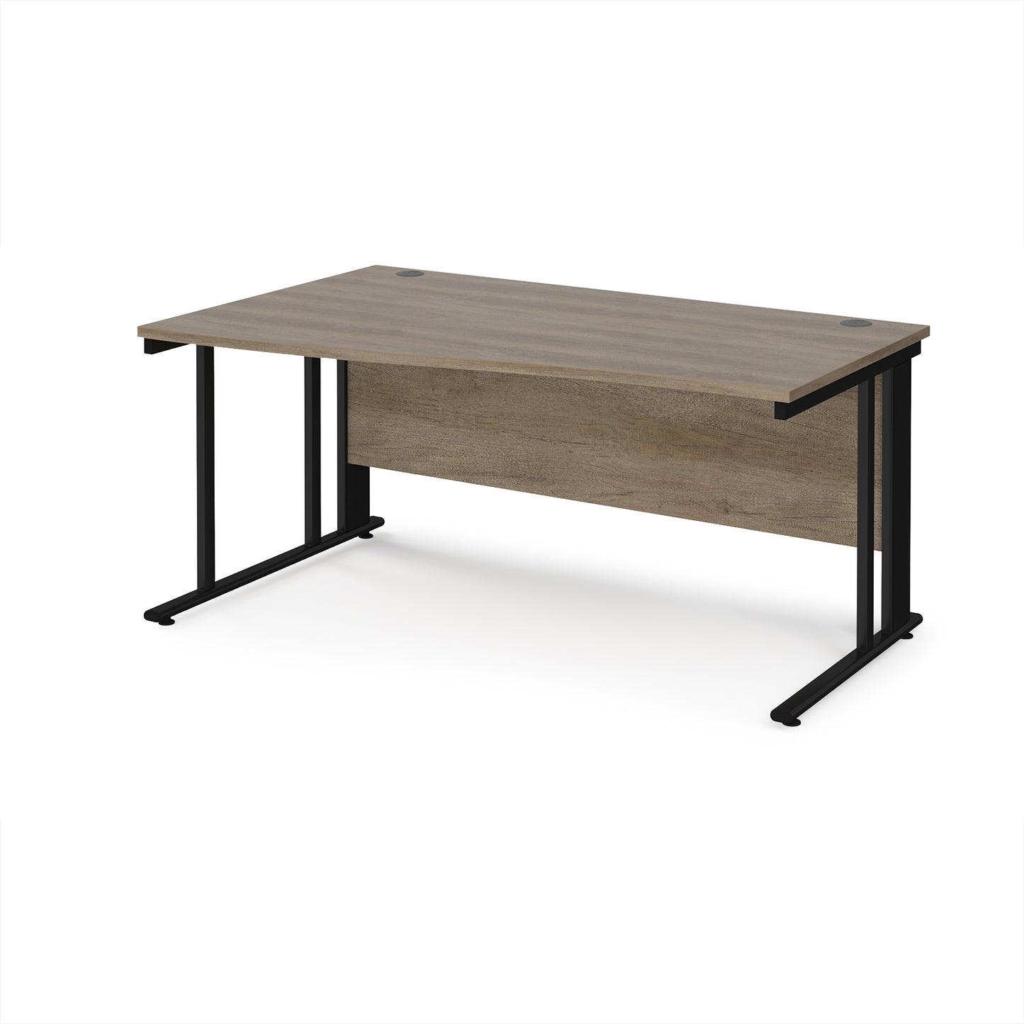 Maestro 25 cable managed left hand wave desk - MCM16WLKNO