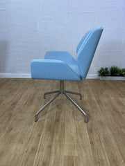 Boss Design Kruze Purple Swivel Tub Chair / Reception / Lounge - UK DELIVERY