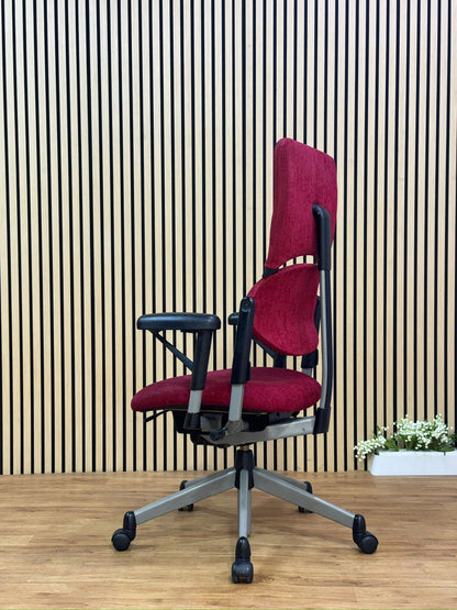 Steelcase Please V1 Task Chair / Red / Fully Adjustable / UK Delivery 🚚