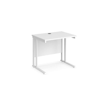 Maestro 25 cantilever 600mm deep desk - MC608WHWH