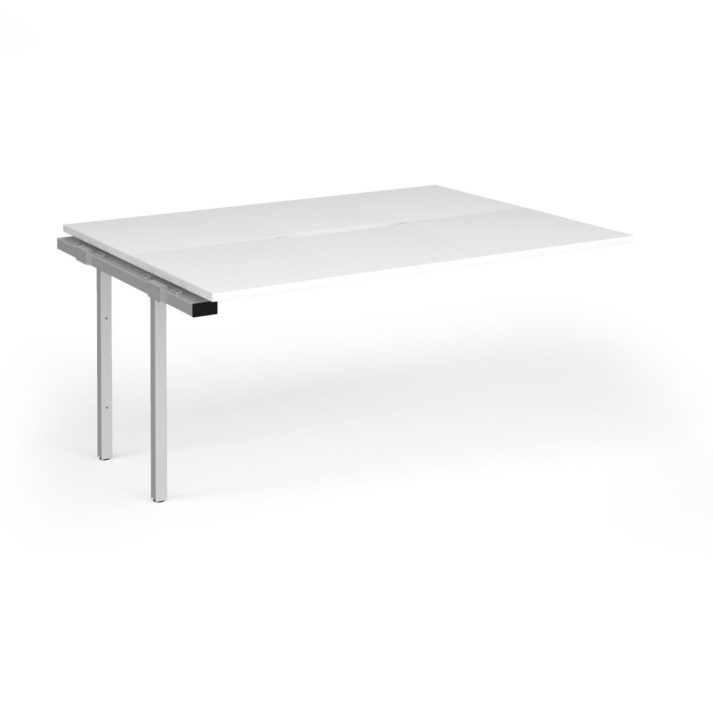 Connex Plus Goal Post back to back add on desks 1200mm deep - GCO1612-AB-S-WH