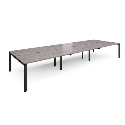 Adapt triple back to back desks 1600mm deep - E4816-K-GO
