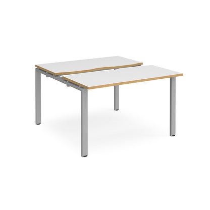 Adapt sliding top B2B desks 1200mm deep - STE1212-S-WO