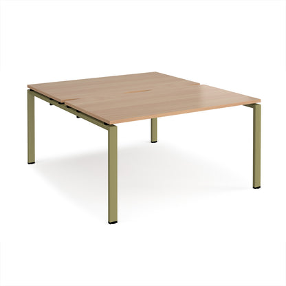 Adapt back to back desks 1600mm deep - E1416-GN-B