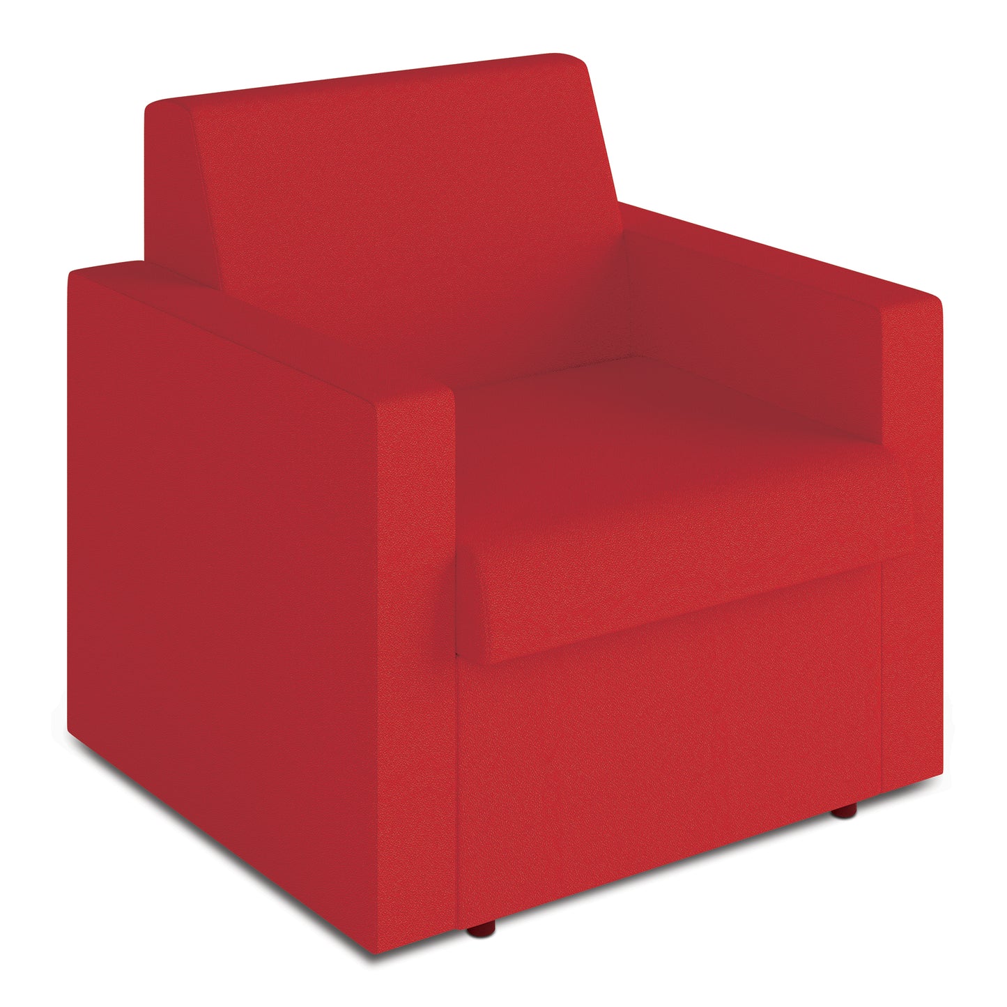 Contemporary Modular Fabric Low Back Sofa