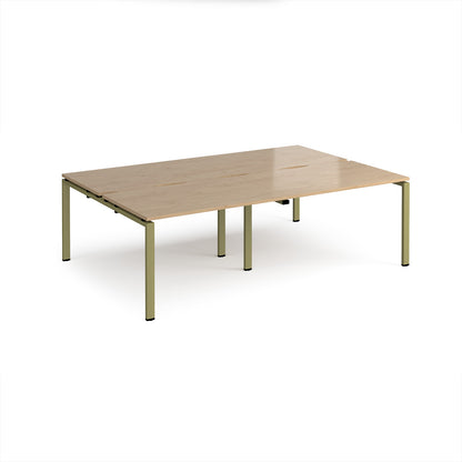 Adapt double back to back desks 1600mm deep - E2416-GN-KO