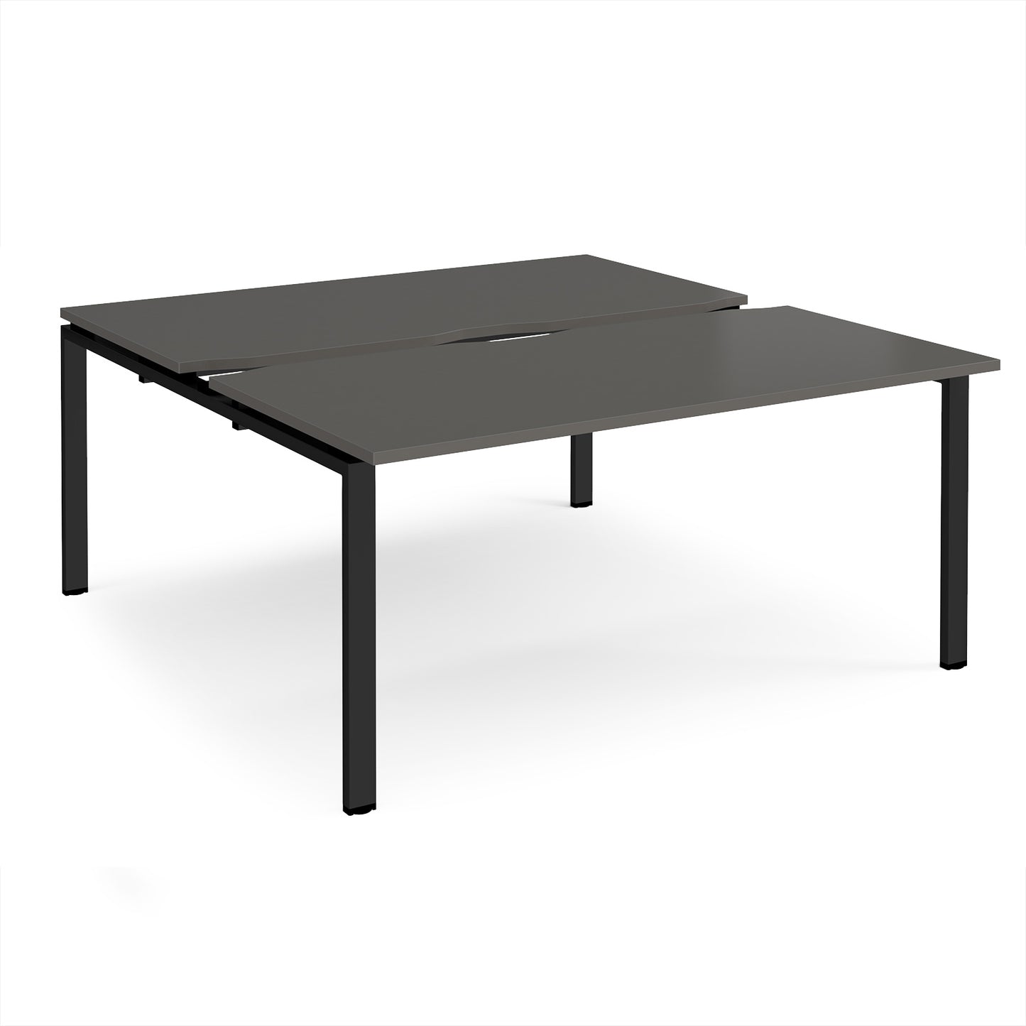 Adapt sliding top B2B desks 1600mm deep - STE1616-K-OG