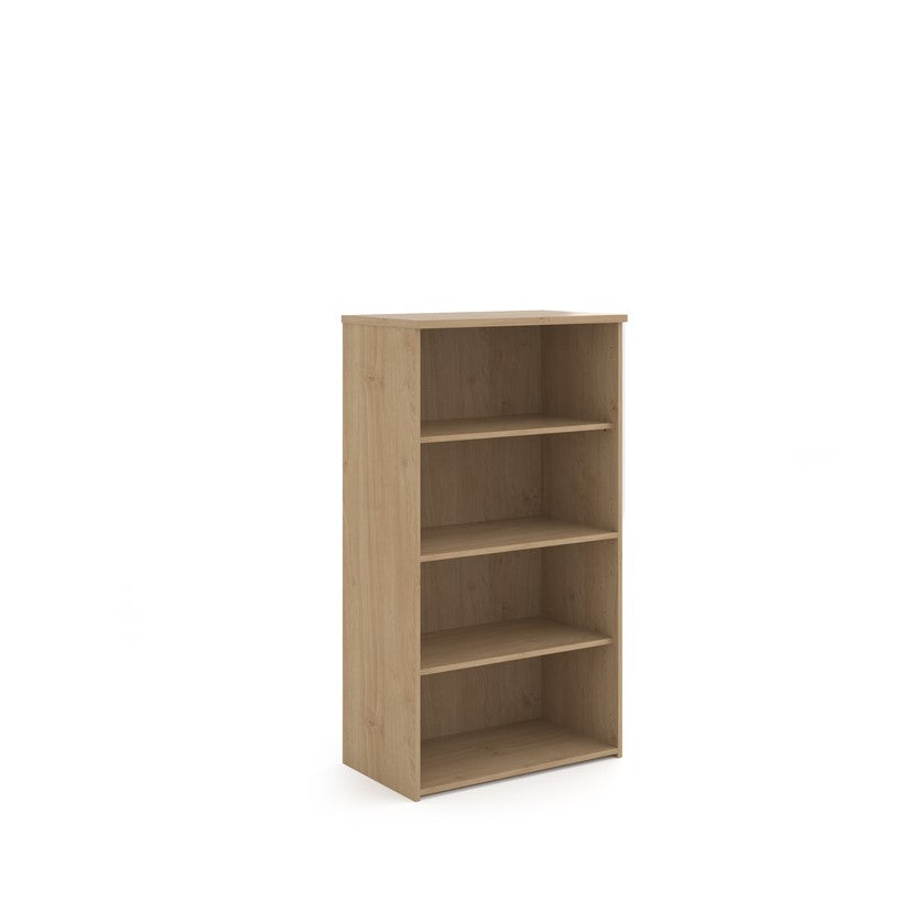 Universal Office Bookcases – 740mm to 2140mm High Storage Units with 1–5 Shelves – Multiple Colours Available