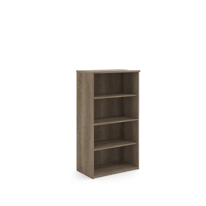 Universal Office Bookcases – 740mm to 2140mm High Storage Units with 1–5 Shelves – Multiple Colours Available