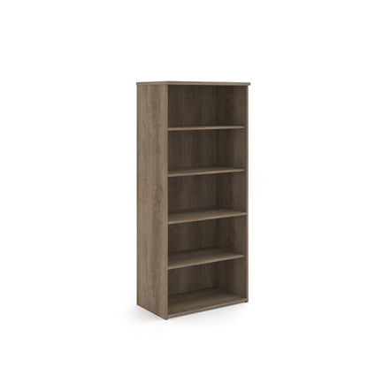 Universal Office Bookcases – 740mm to 2140mm High Storage Units with 1–5 Shelves – Multiple Colours Available
