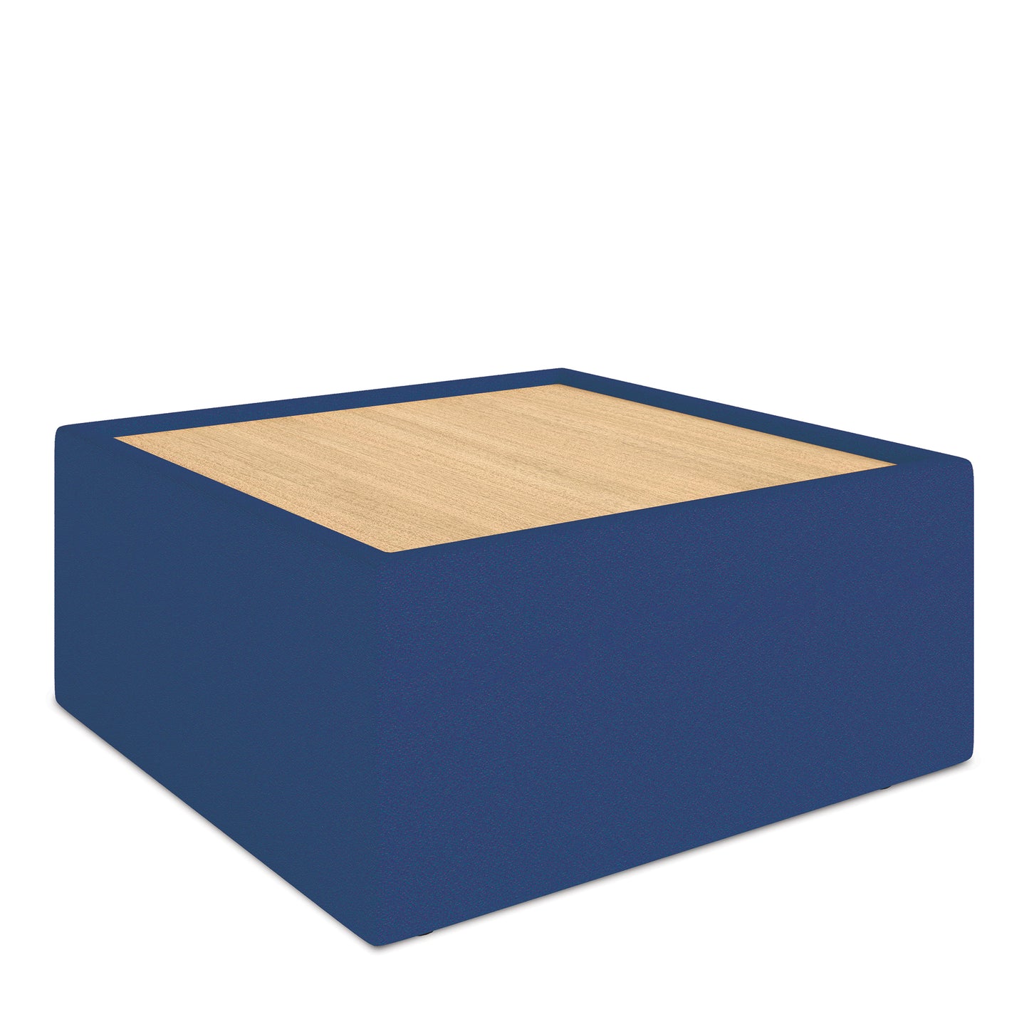 Contemporary Modular Fabric Table Unit with Beech Top