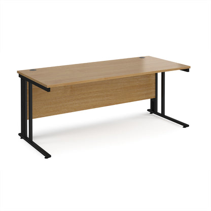 Maestro 25 cable managed 800mm deep desk - MCM18KO
