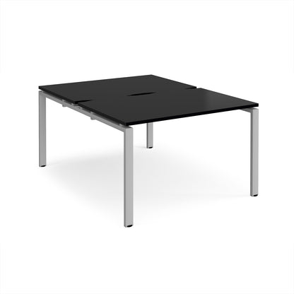 Adapt back to back desks 1600mm deep - E1216-S-BK