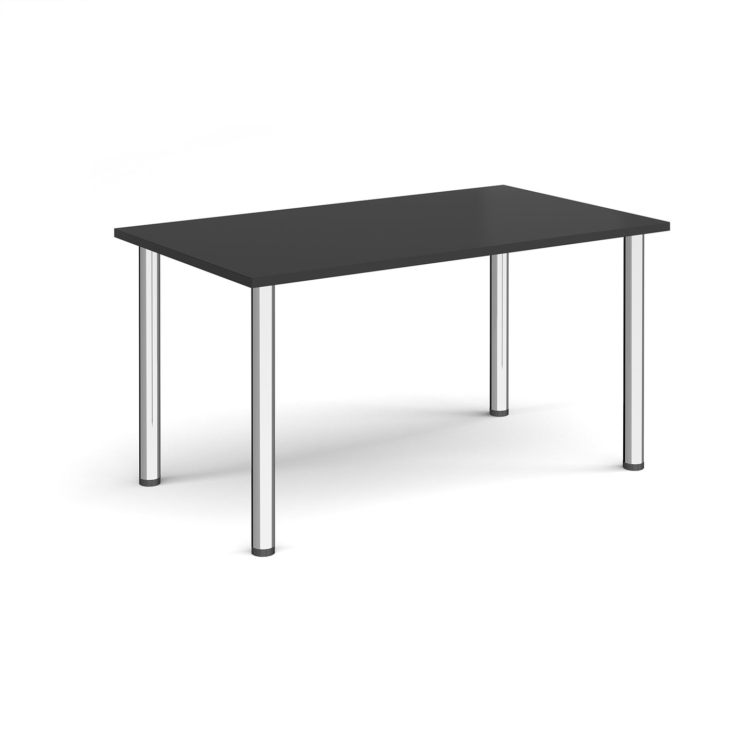 Rectangular radial leg meeting table - DRL1400-C-BK