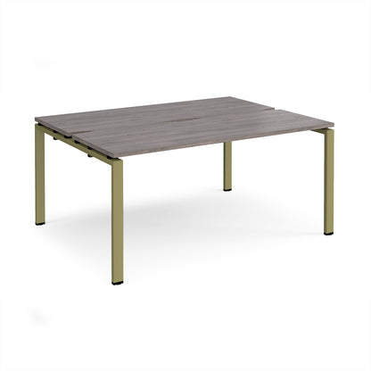 Adapt back to back desks 1200mm deep - E1612-GN-GO