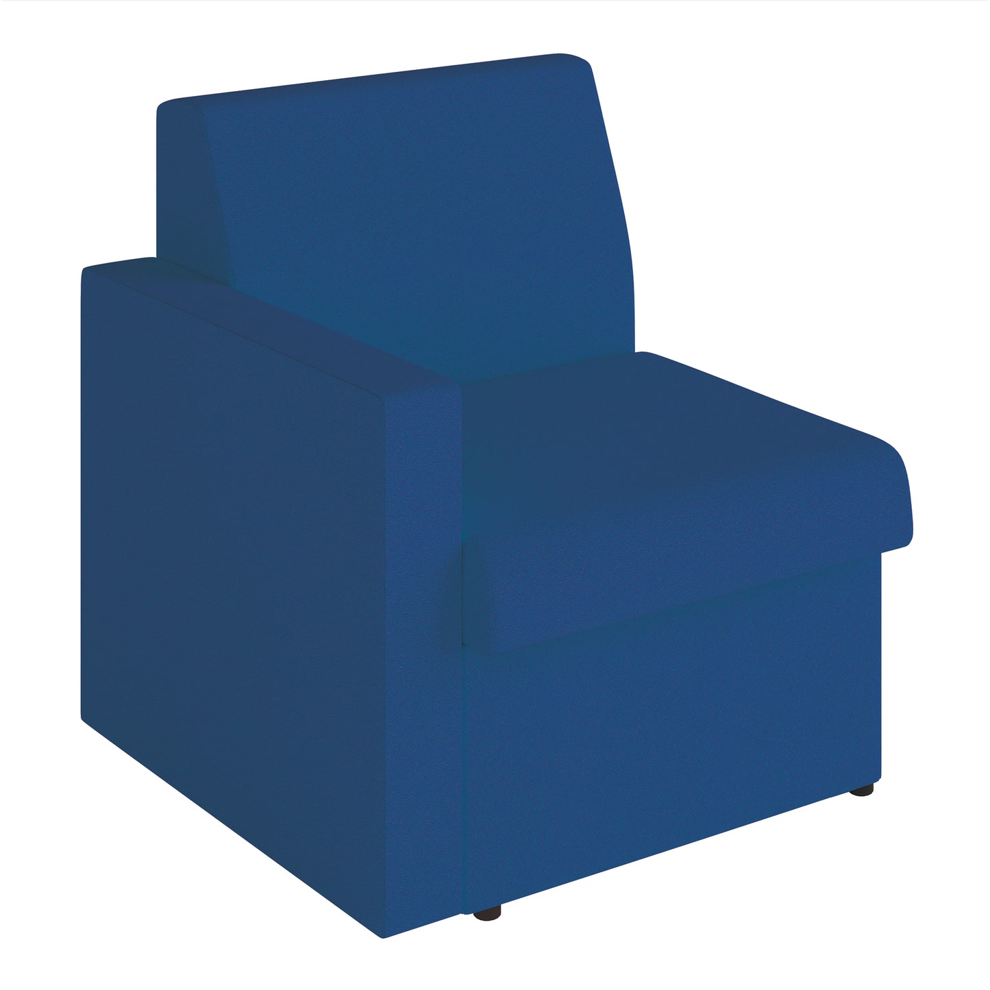 Contemporary Modular Fabric Low Back Sofa